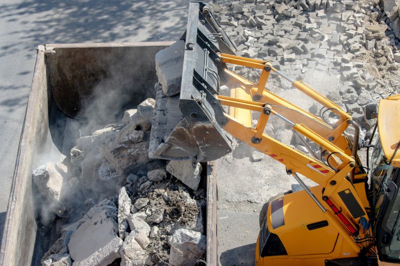 Demolition Machinery in Action
